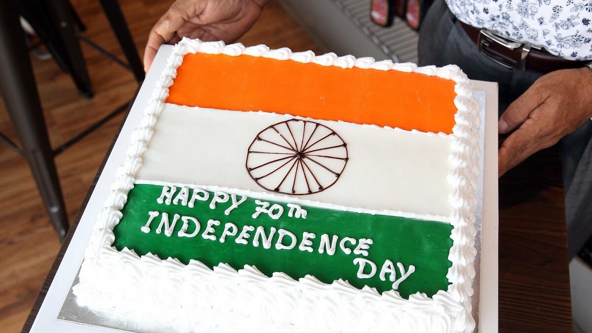 Dubai bakery makes giant Indian Independence Day cake