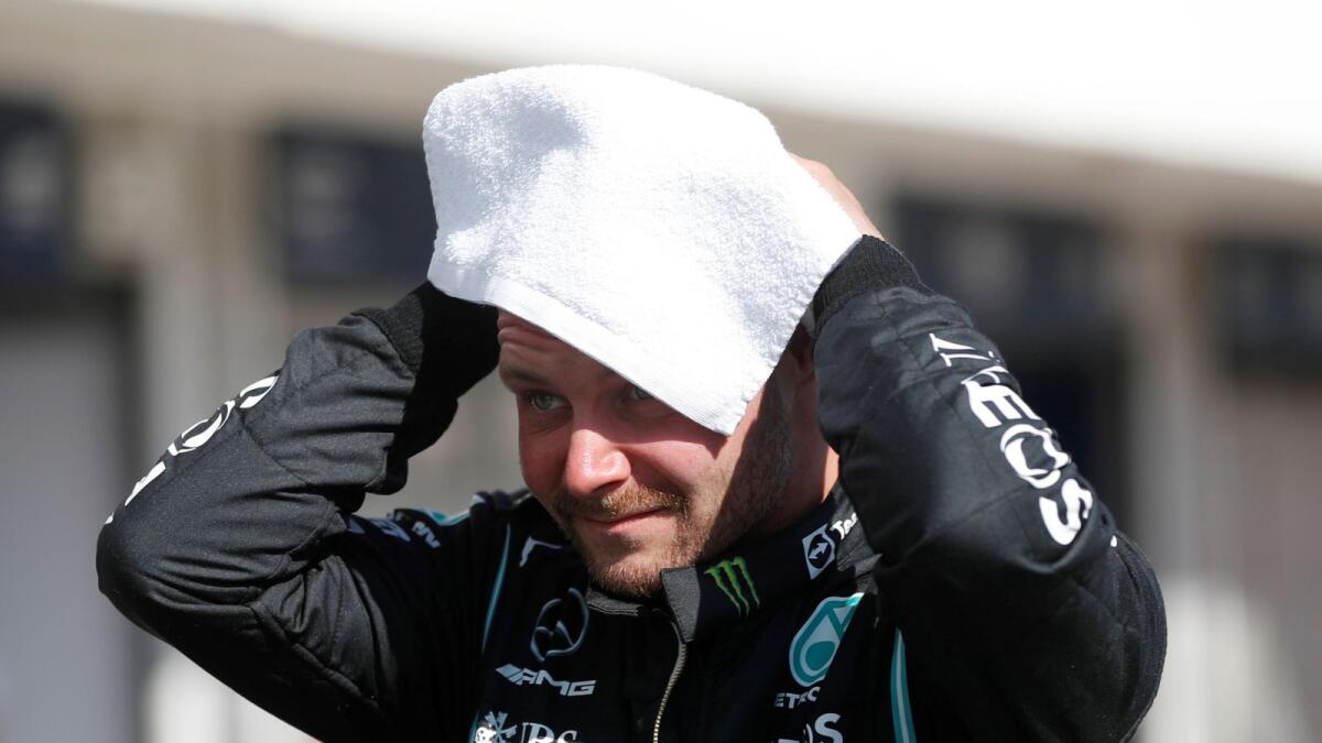 Mercedes' Valtteri Bottas after qualifying in second place. — Reuters