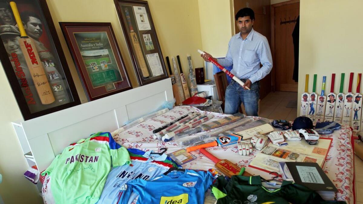 Cricket: Meet Dubai-based owner of prized cricket memorabilia