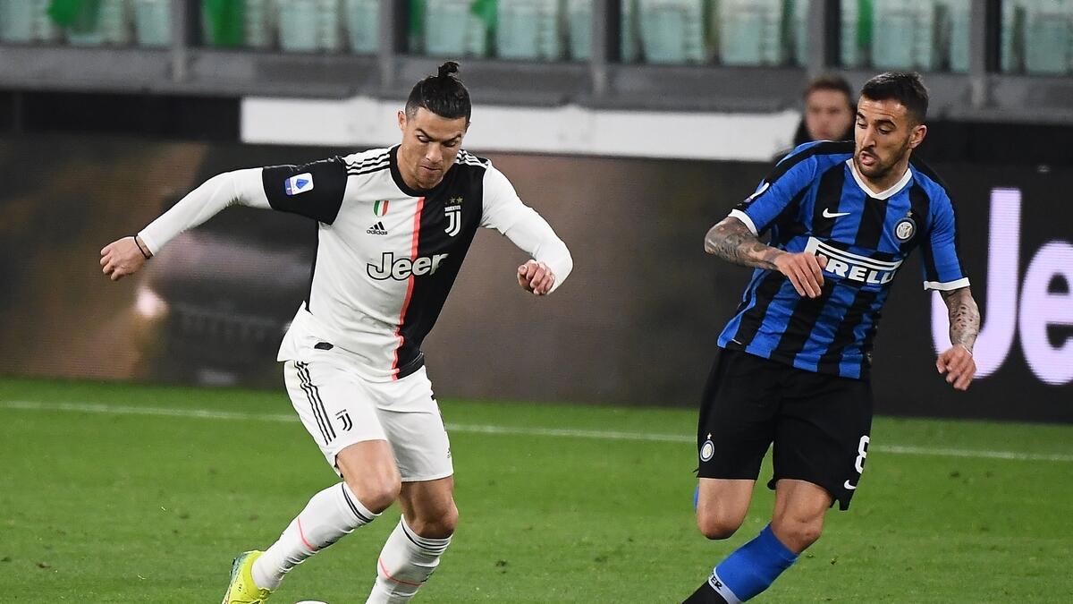 Ronaldo needs only one more goal to break a tie for the Juventus single-season record for league goals set by Felice Borel in 1933-34