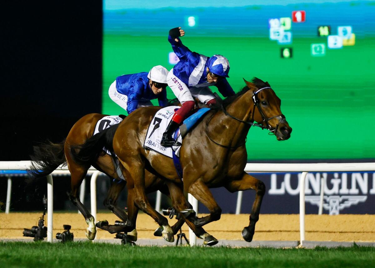 Dubai and the UAE hope to use racing to showcase the country's development. Action from Meydan Racecourse. - Reuters