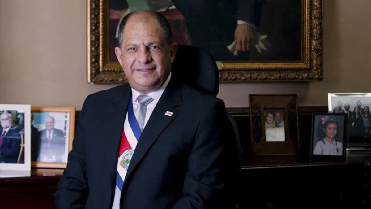 Costa Rica president calls for green energy alliance
