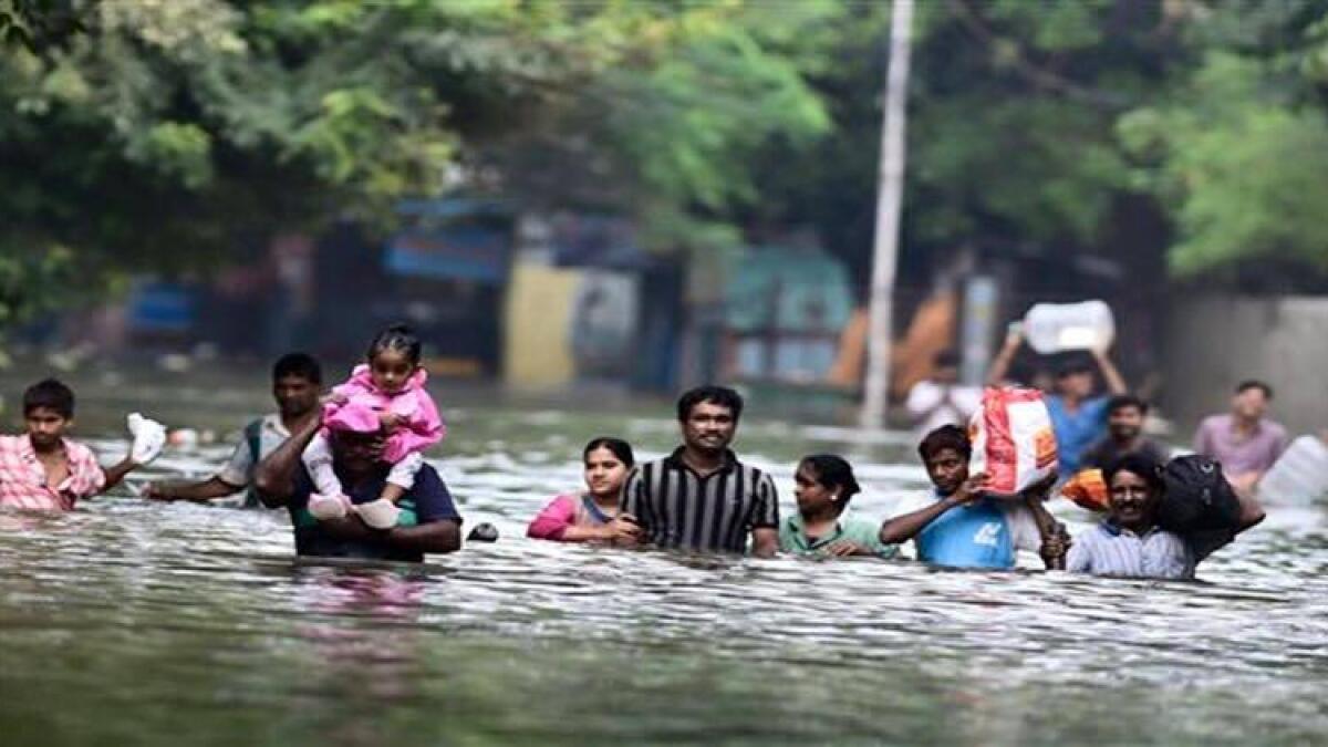 UAE nursery kids collect supplies for Chennai floods victims