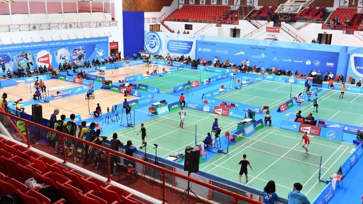 Leading para badminton stars will be seen in action at the Shabab Al Ahli Club from Tuesday onwards. — Supplied photo