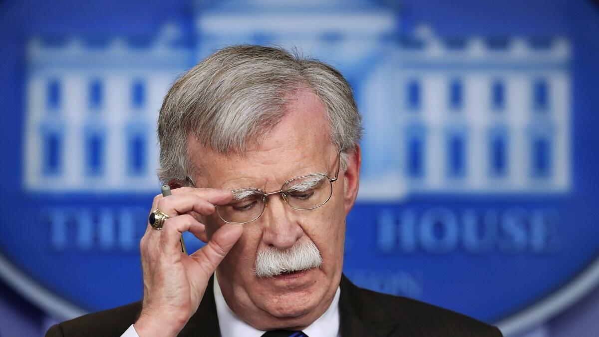 Trump fires Bolton for not being on the same page