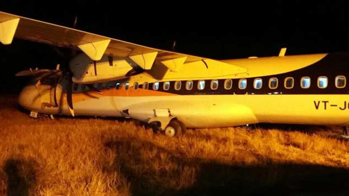 Jet Airways plane skids off runway, passengers safe