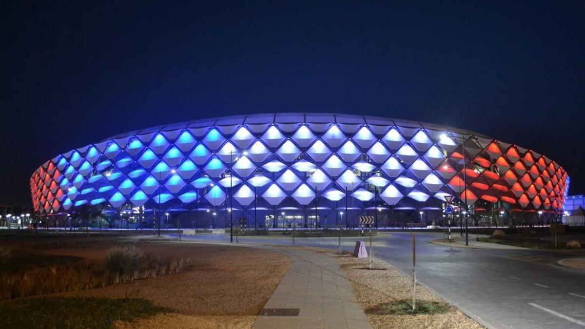 Abu Dhabi landmarks light up in Frances national colors