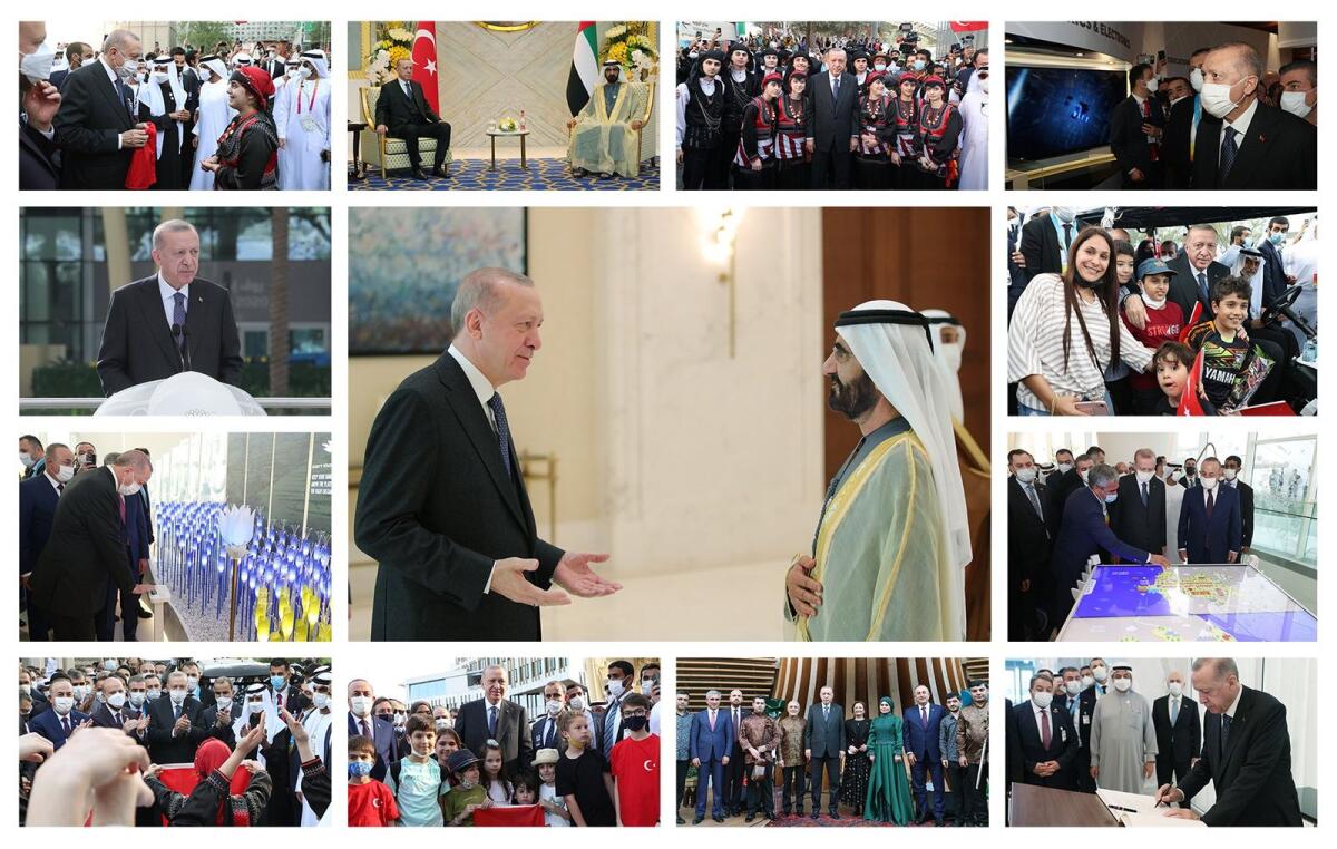 President of Turkey Erdogan praised Expo 2020 Dubai’s theme of ‘Connecting Minds, Creating the Future’. Photo: Twitter/Recep Tayyip Erdoğan