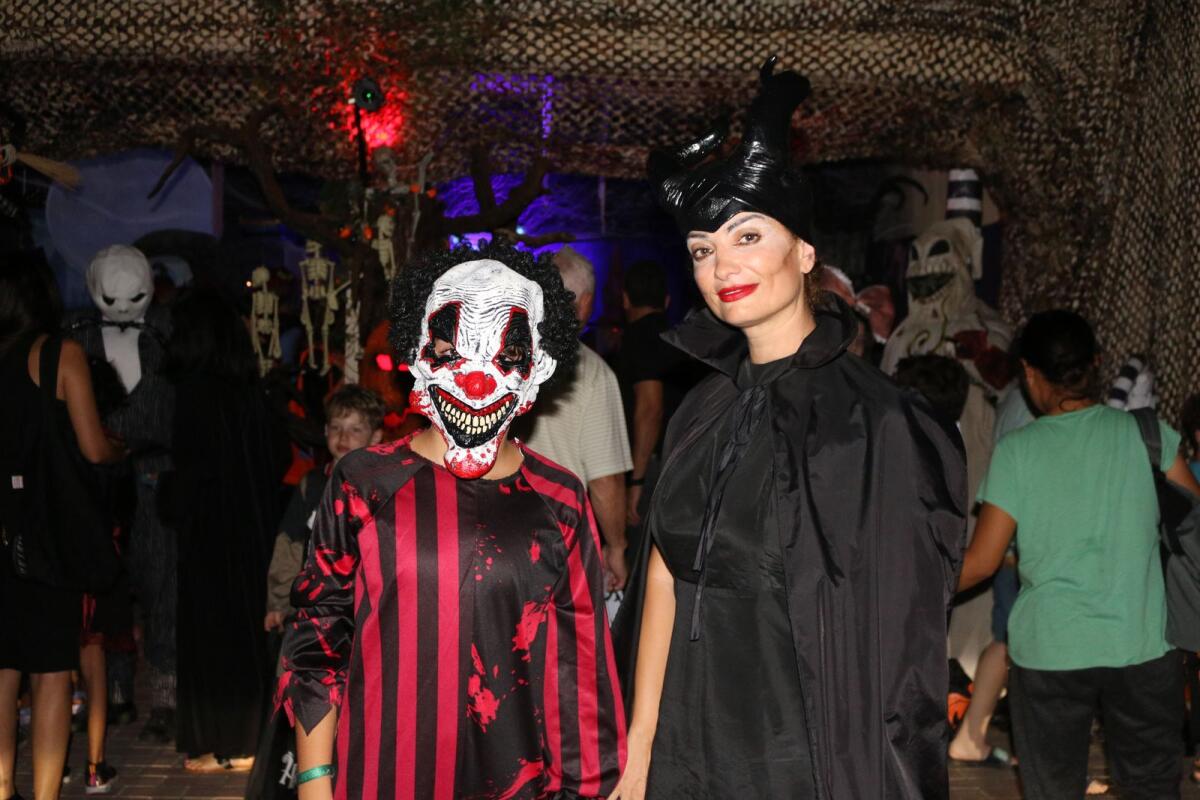 Marta Marques (Right) as Maleficent.