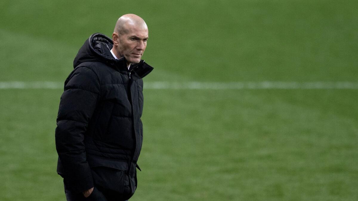 Zinedine Zidane is infected with Covid-19. — AFP