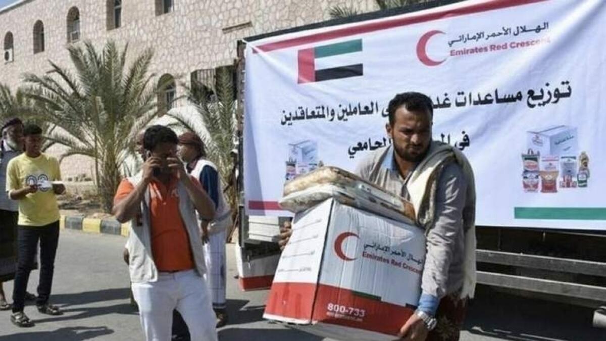 UAE sends aid convoy to Dhala Governorate, Yemen