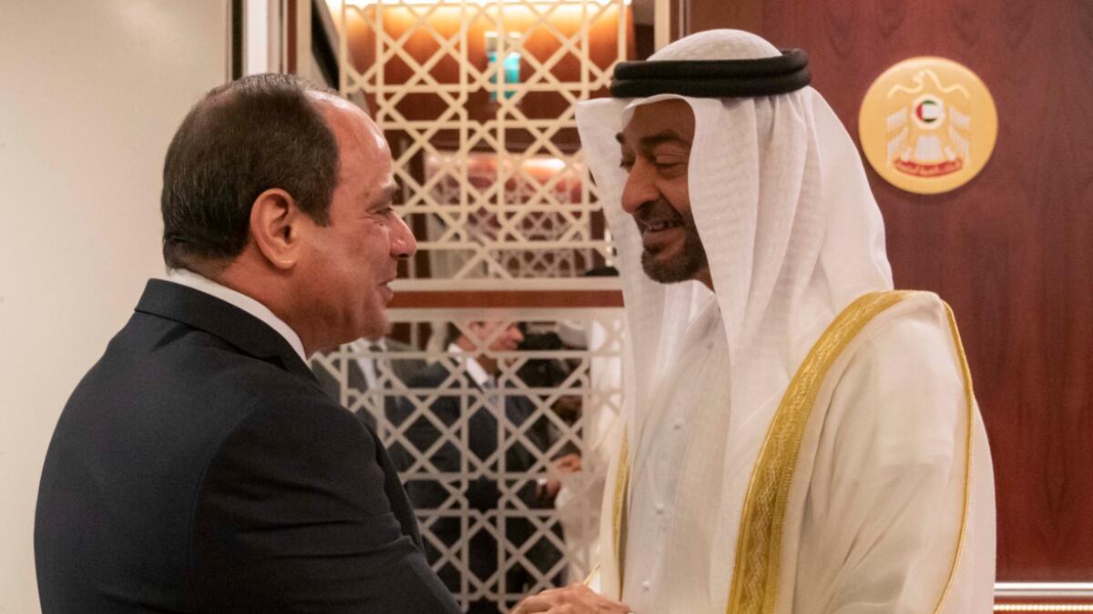 Egyptian President Abdel Fattah El Sisi, UAE, state visit