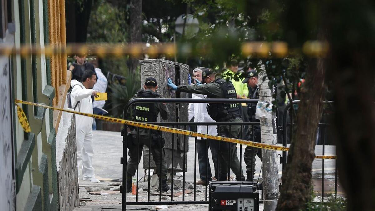 At least 26 injured in Colombia bomb blast