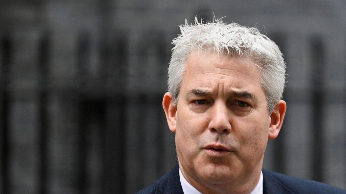 British Secretary of State for Health and Social Care Steve Barclay. — Reuters file