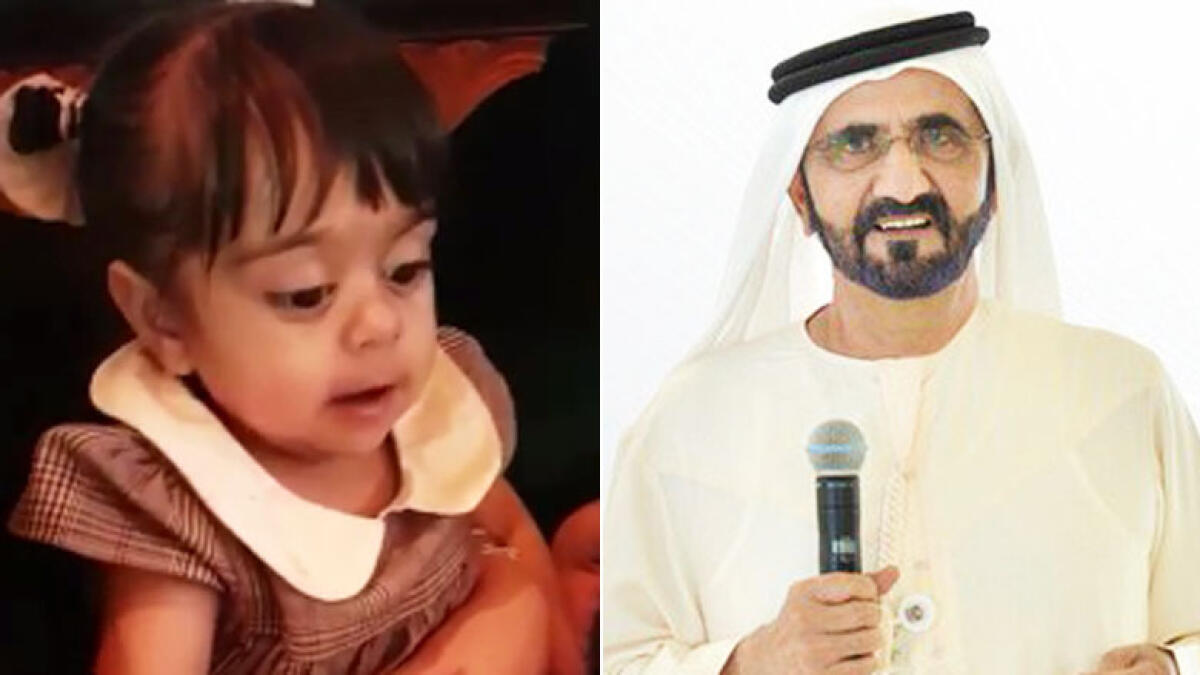 WATCH: We found the Emirati girl who mimicked Dubais Shaikh Mohammed