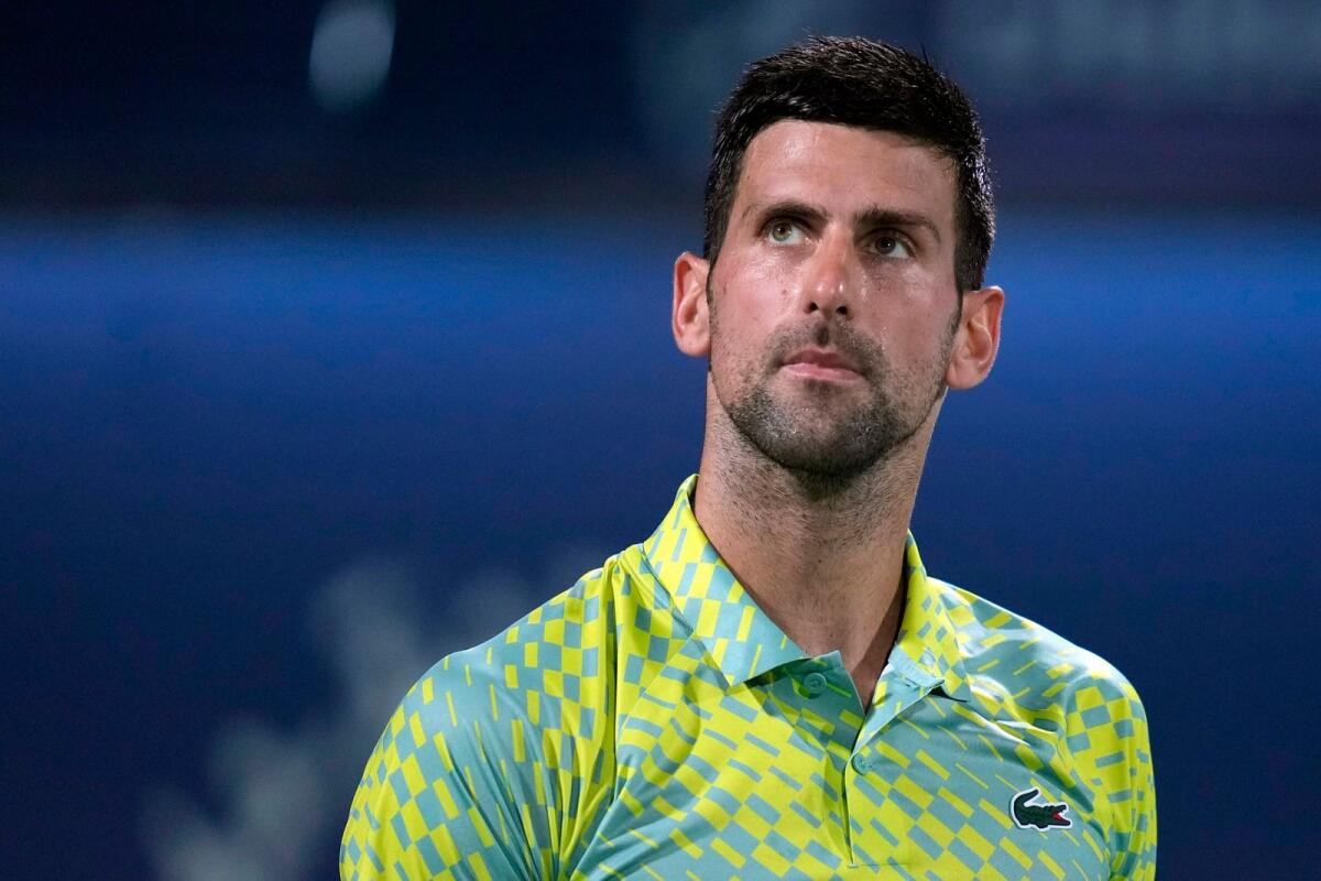 Serbia's Novak Djokovic. — AP