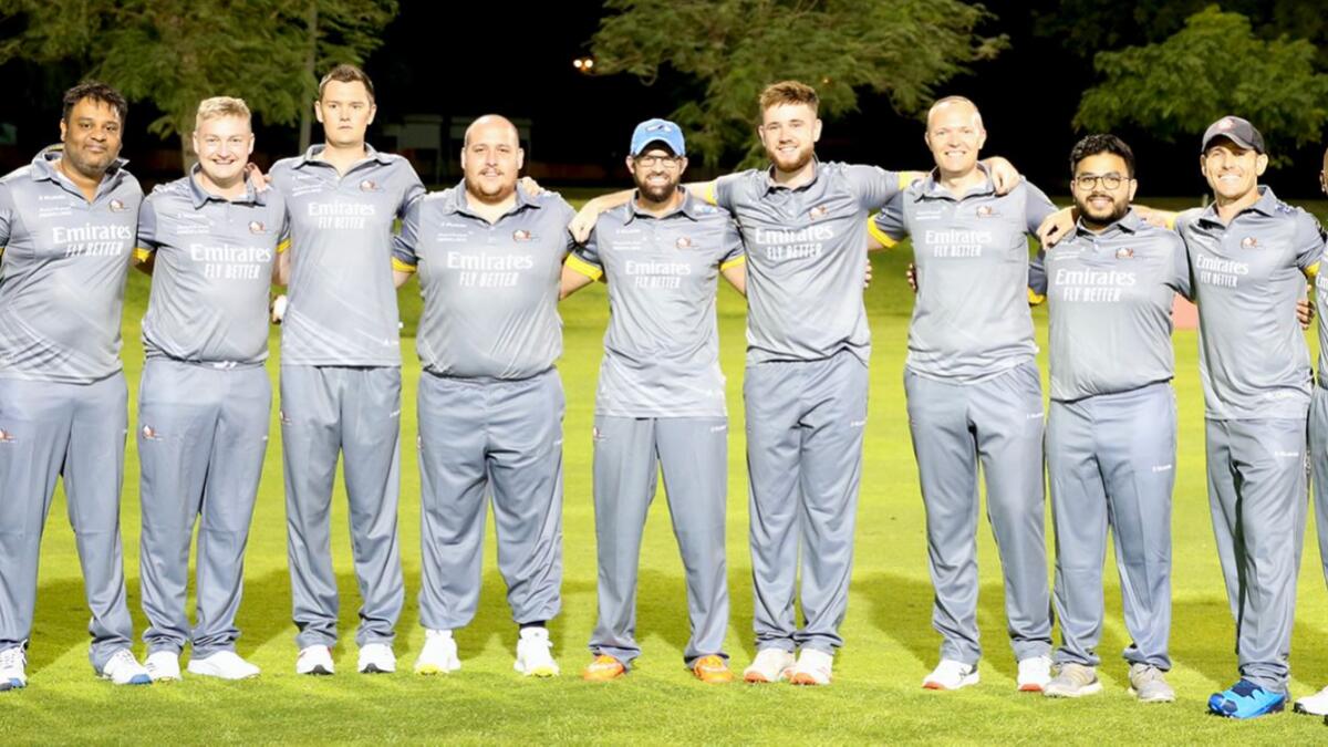 The victorious Dubai Hurricanes team. — Supplied photo
