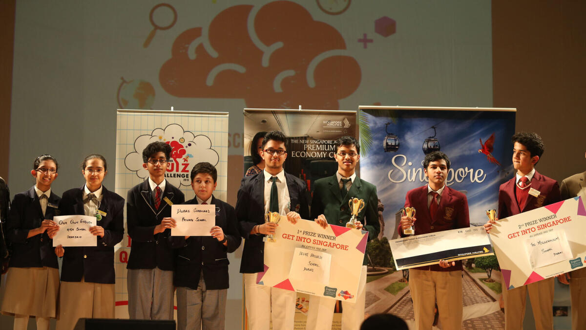 Four Dubai students win first UAE quiz challenge