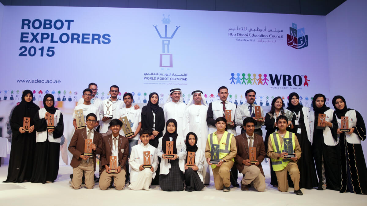 Abu Dhabi Education Council picks best entries for robotic olympiad