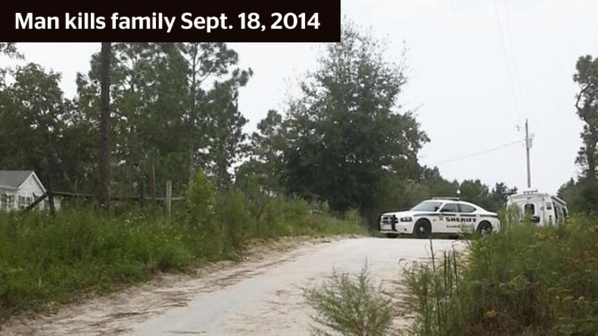 Man kills his daughter and six grandchildren in Bell, Florida, and then kills himself.