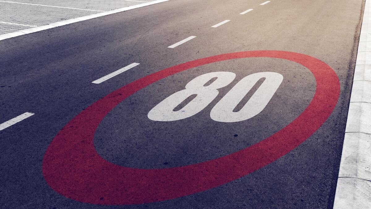 Speed limit reduced on this Abu Dhabi road