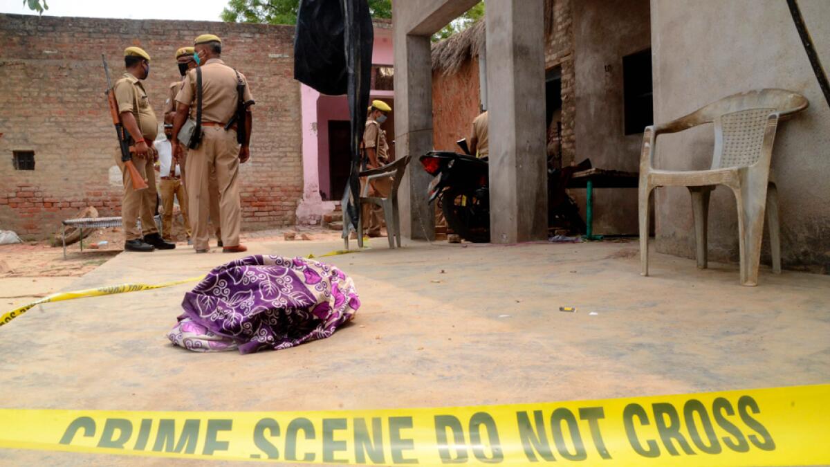 Eight policemen have been shot dead in India after being ambushed as they went to arrest a murder suspect, in Kanpur, Uttar Pradesh, India. Photo: AFP