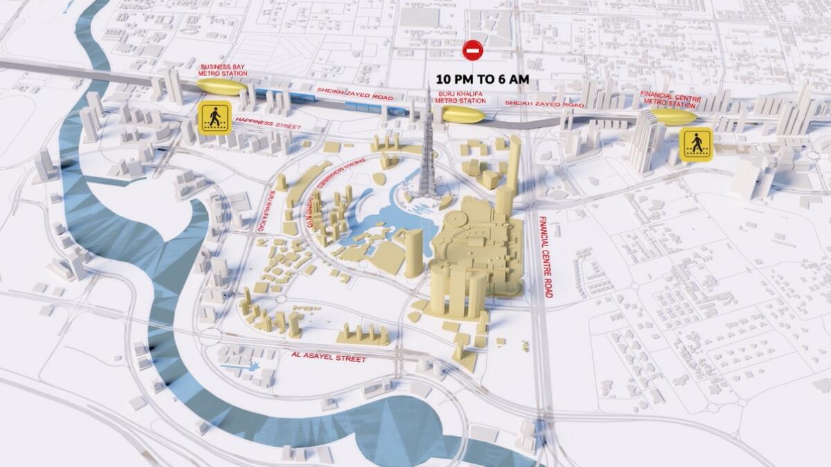 Burj Khalifa Metro station to be closed from 10pm to 6am