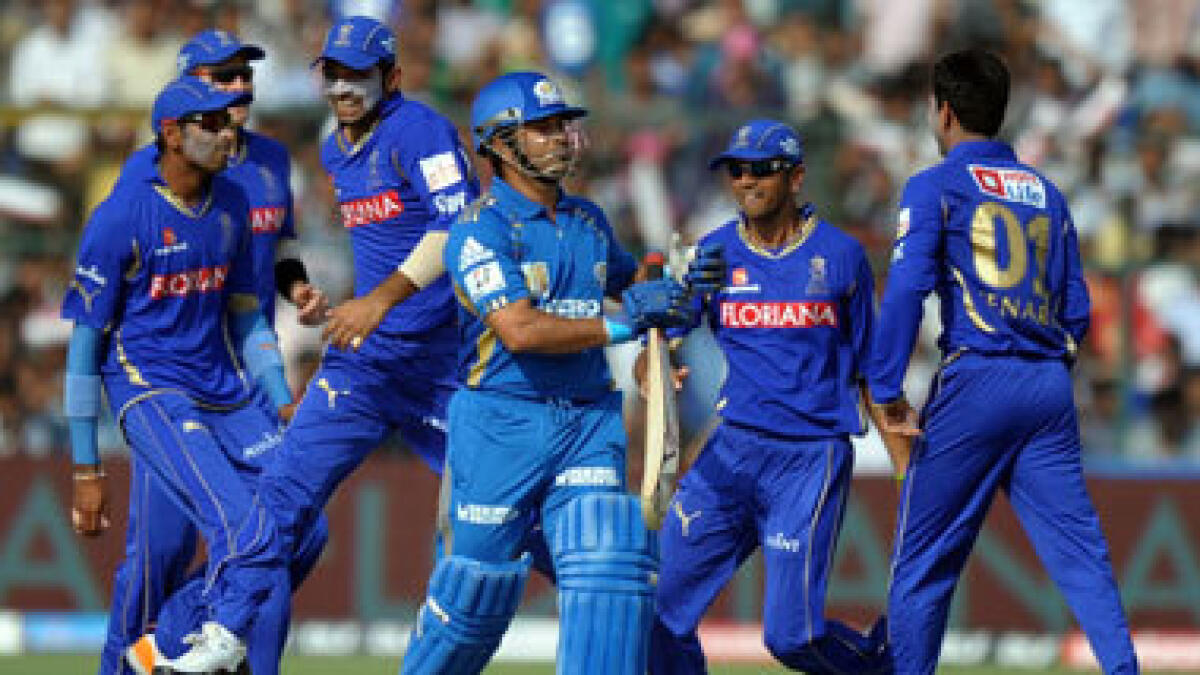 Slow bowlers spin Royals to 7-wicket win over Mumbai