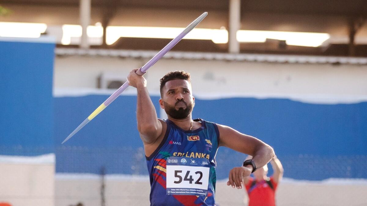 Tokyo 2020 Paralympic champion Dinesh Herath Mudiyanselage from Sri Lanka won the gold medal. - Supplied photo