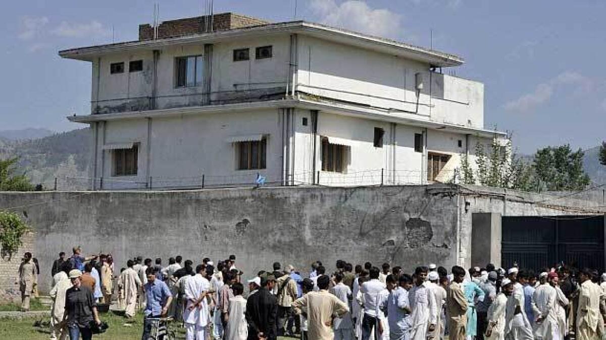 Bin Laden's three wives and two daughters lived with him in the Abbottabad hideout