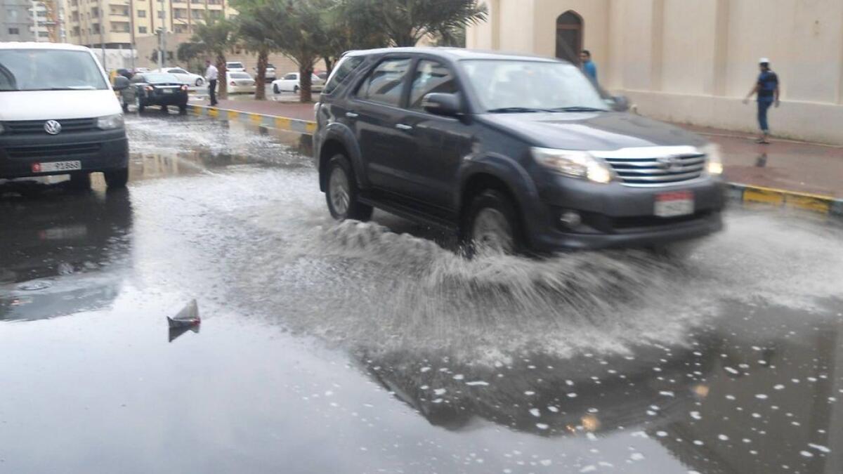 WATCH: Rain falls in various parts of the UAE