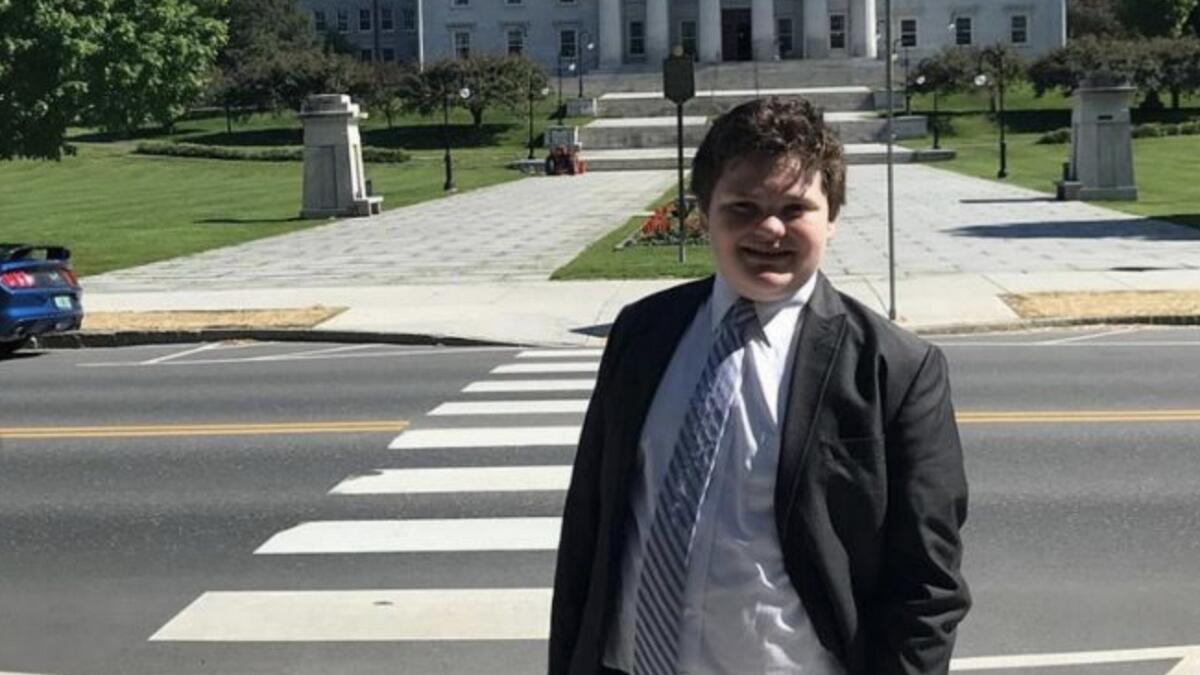 14-year-old US schoolboy runs for governor