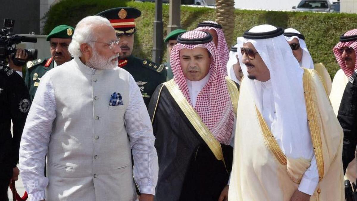 India, modi, saudi arabia, king salman, visit