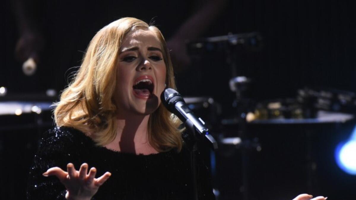 Multiple Grammy Award winner Adele.