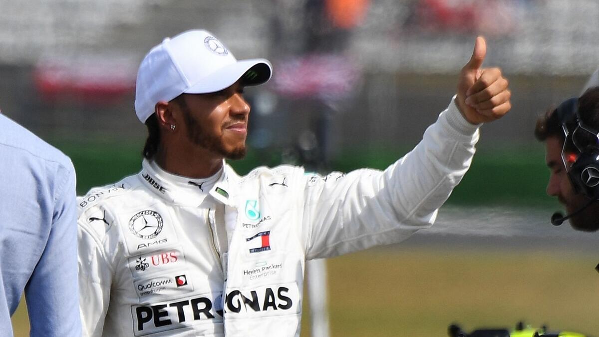 CONFIDENT: Lewis Hamilton all set for new season.