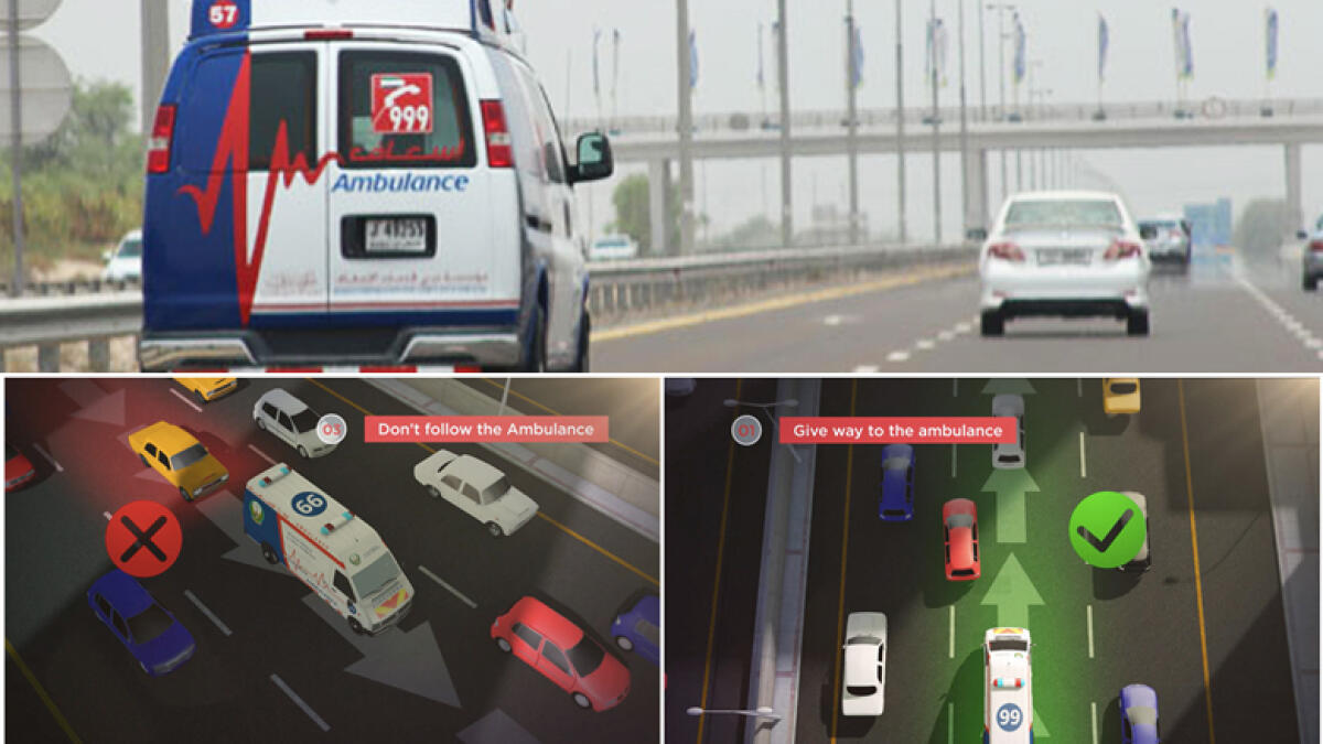 Know your ambulance road rules for motorists in UAE