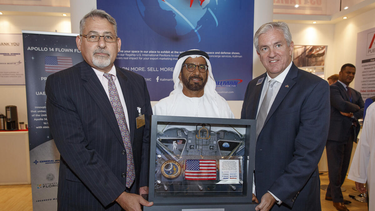 US gifts moonwalk flag to UAE