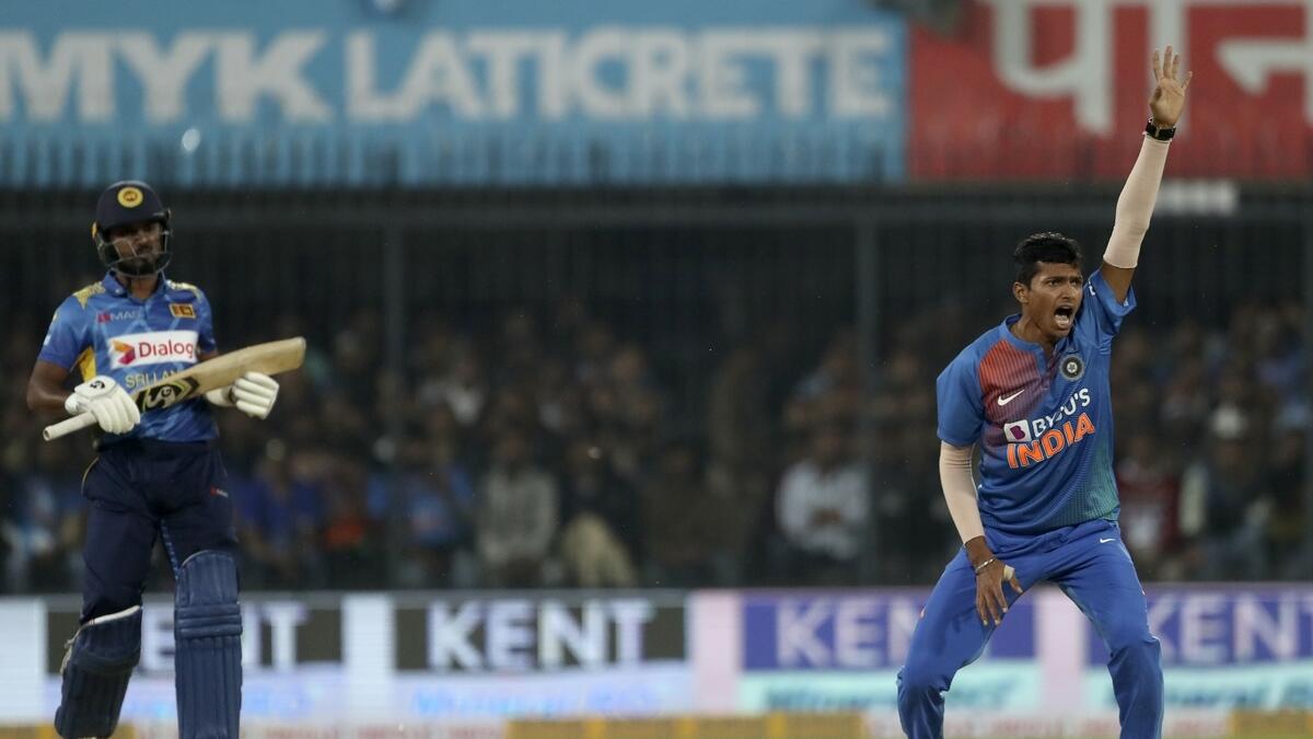 India's Navdeep Saini appeals for a wicket during the second T20I against Sri Lanka. Mickey Arthur, the Sri Lanka coach, feels that international teams can learn from India on how to nurture young players
