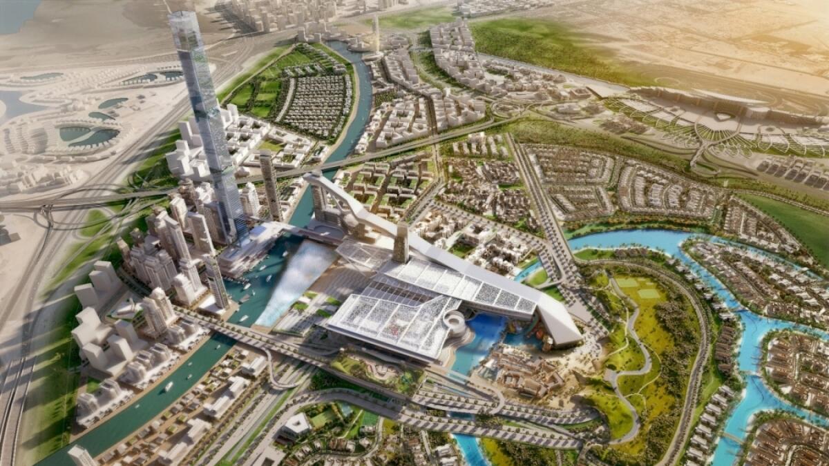 An artist's impression of the proposed Meydan One project.