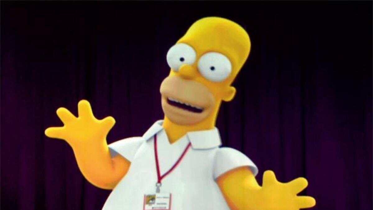 A minute with Homer Simpson on kids, Family Guy and donuts