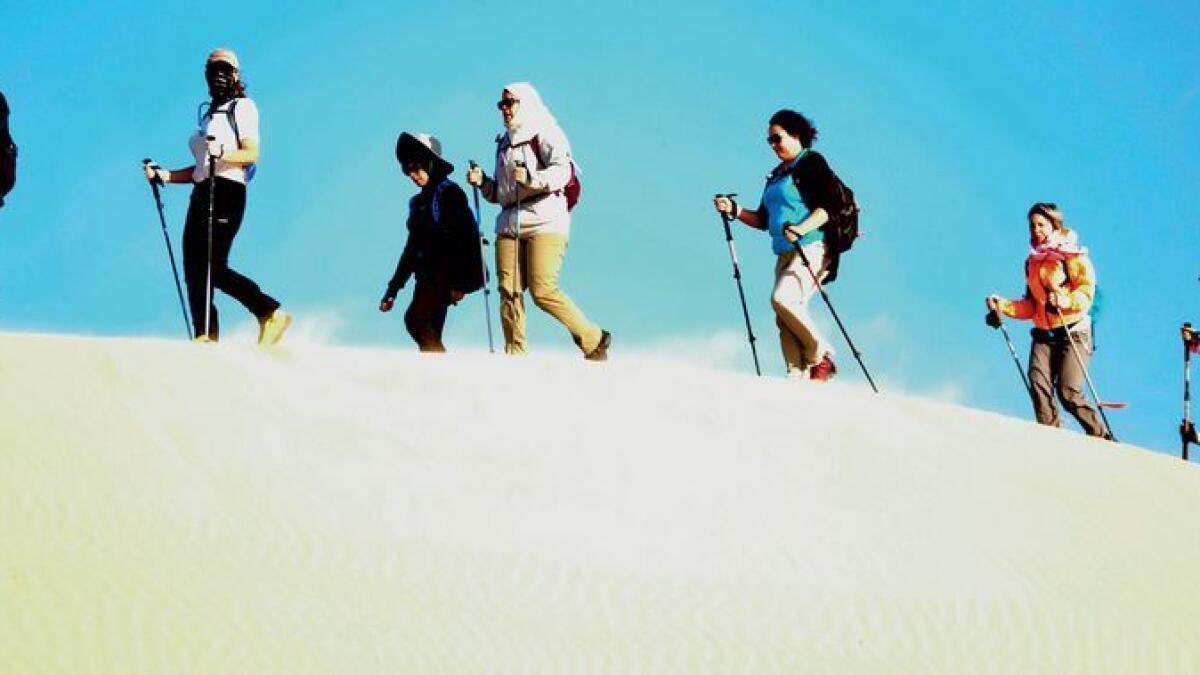 50 women to trek on paths of Emirati women