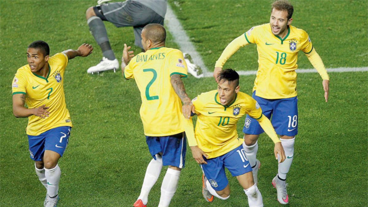 Neymar saves Brazil, Colombia stunned