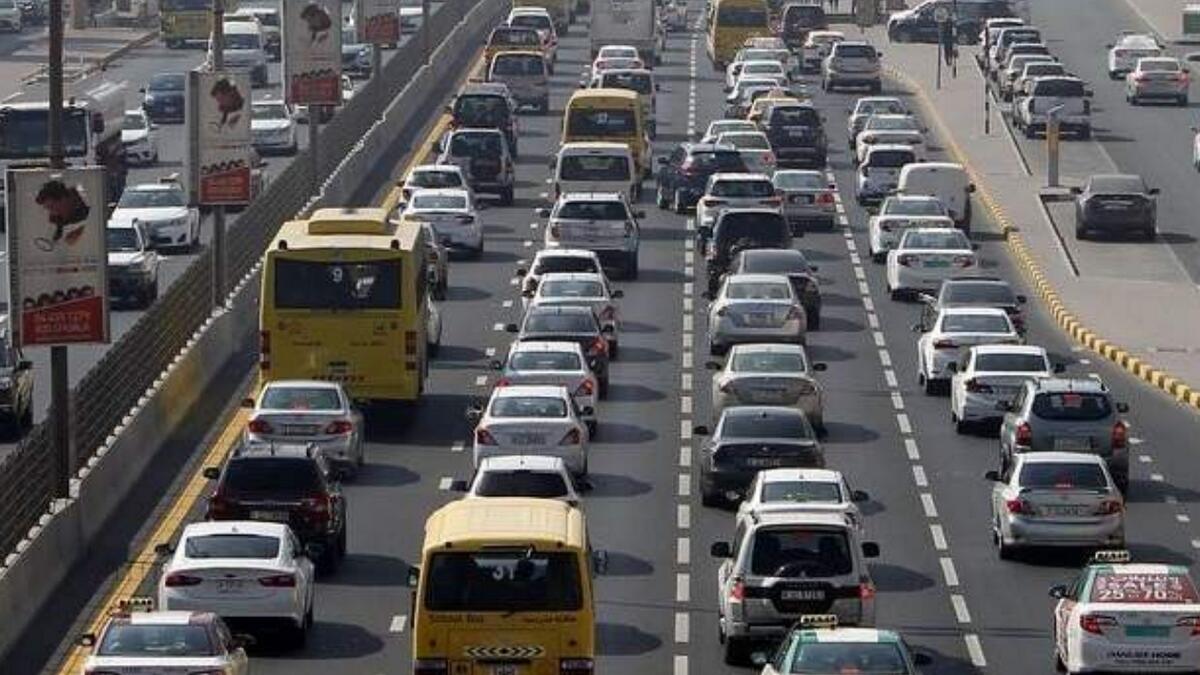 Traffic update: Congestions, multiple accidents delay drivers on Dubai roads