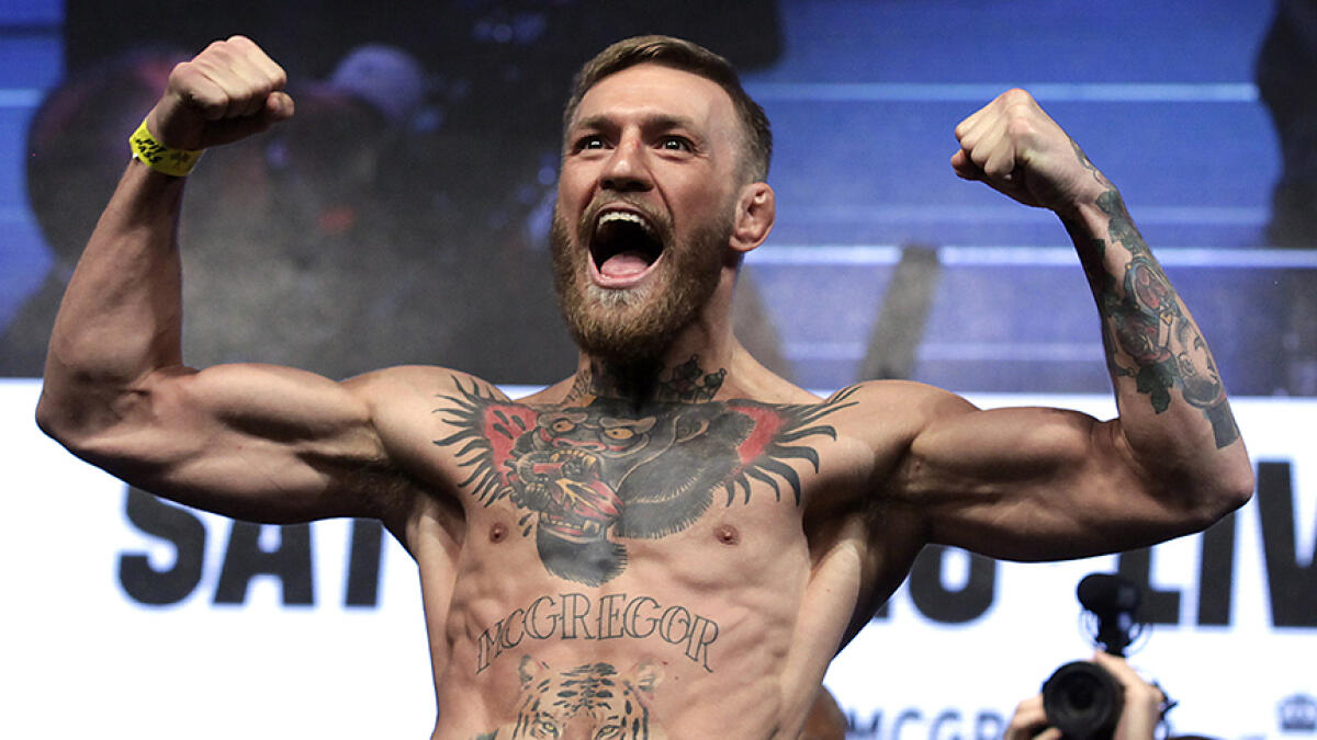 McGregor's last fight came in January against Donald 'Cowboy' Cerrone which he won and he has since expressed interest to face a number of opponents. -- AFP