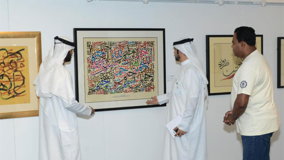 Al Uzama’s calligraphy masterpiece dazzles Quran audience