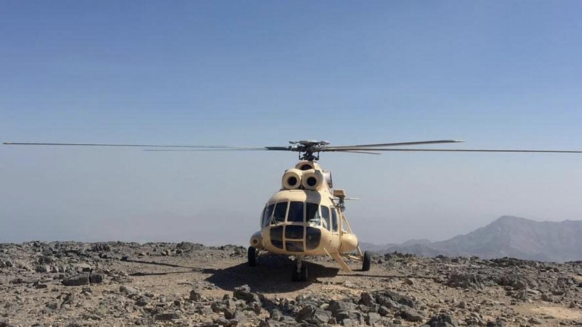 Exhausted family of three rescued from UAE mountain
