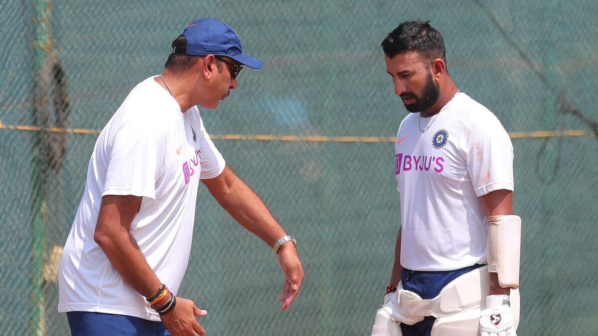 Cheteshwar Pujara has full faith in India’s “remarkable” bowlers.— AP