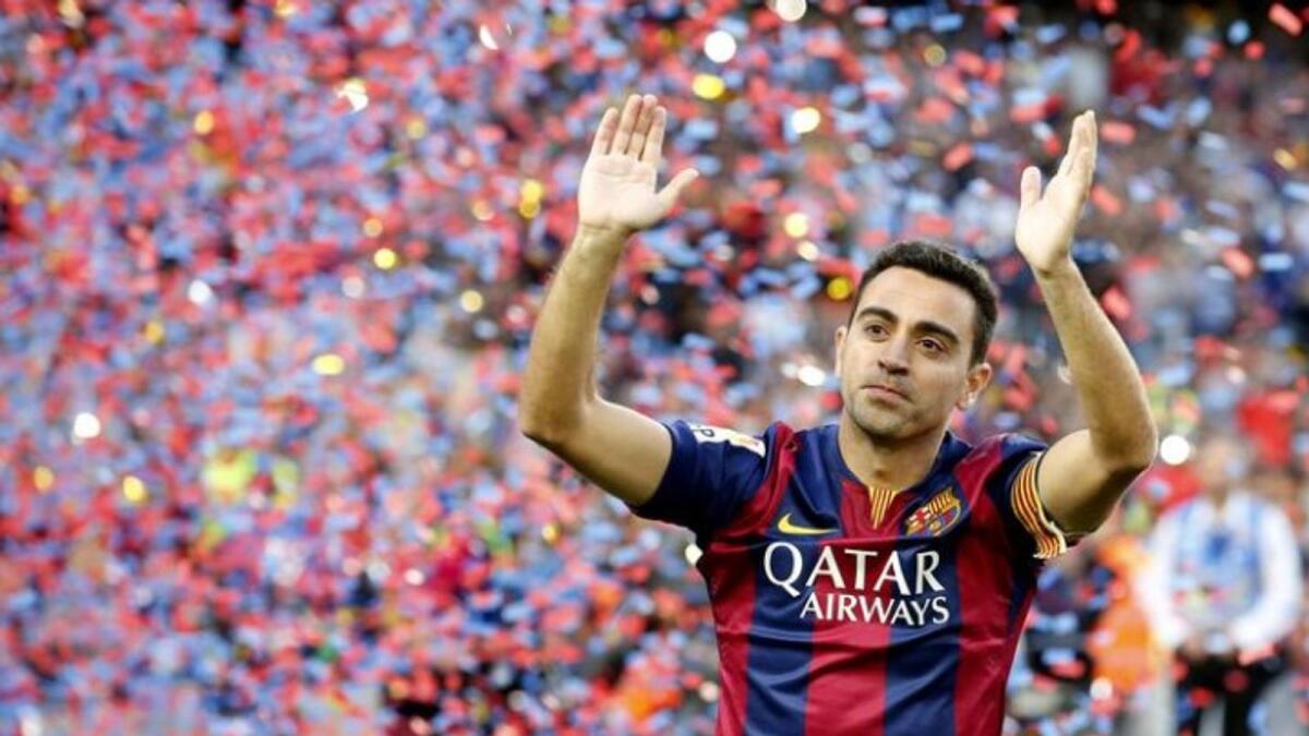 Former Barcelona midfielder Xavi. (Reuters file)
