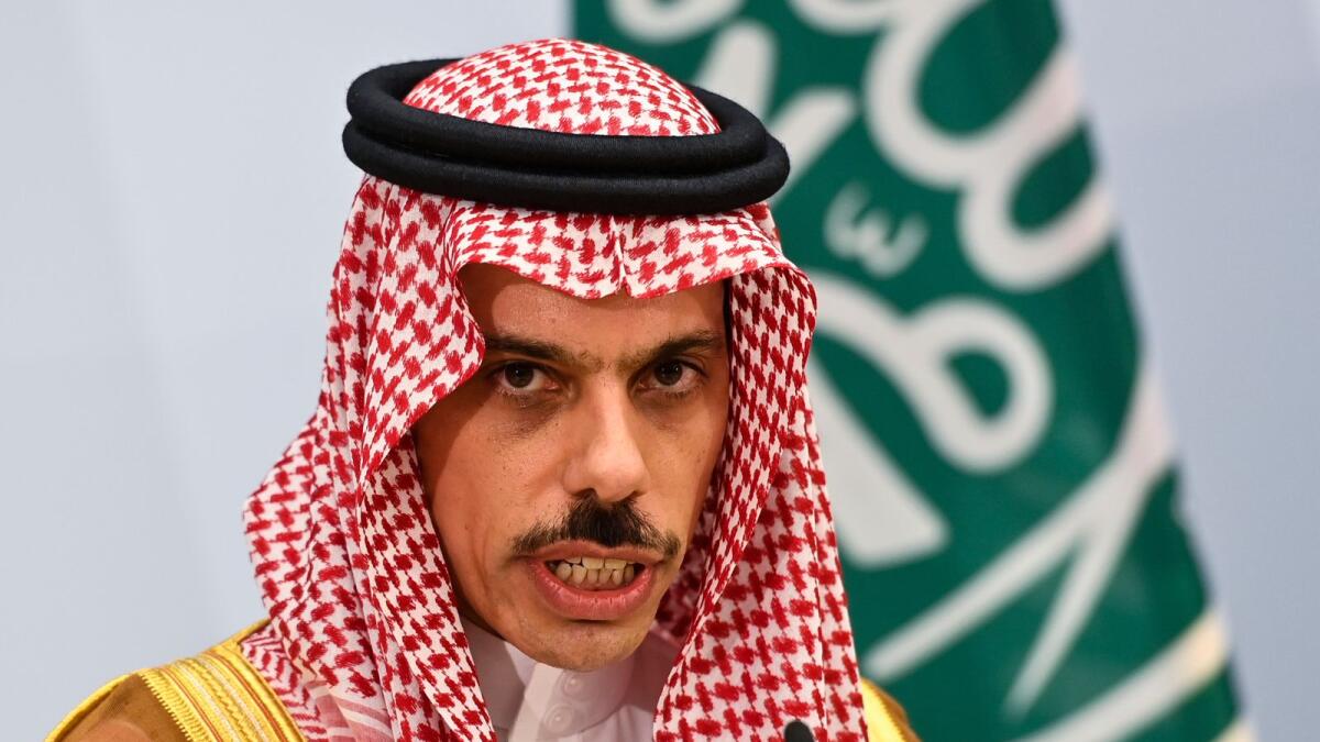 Saudi Foreign Minister Prince Faisal bin Farhan Al Saud. — AP file photo