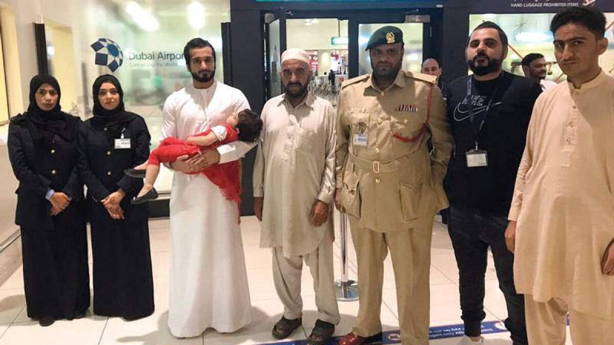 Dubai Police reunite forgotten 3-year-old at airport with family